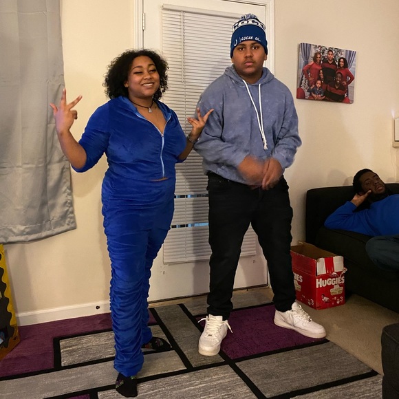 BLUE JUMPER SET - Picture 4 of 4